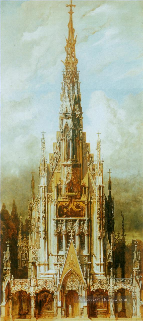 gotische grabkirche st michael turffassade académique Hans Makart Peintures à l'huile